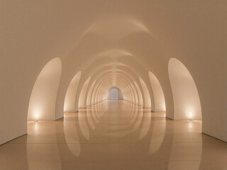 Obraz premium Luminous Archway Perspective