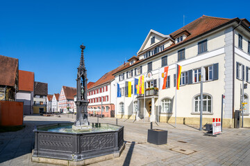 Obraz premium Altstadt, Mengen, Baden Wuerttemberg, Deutschland 