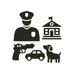Police and Security Icons