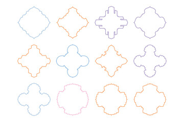  Badges and Emblems Design Bold Line- SET 12