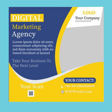 Digital Marketing Agency  Socil media post Design
