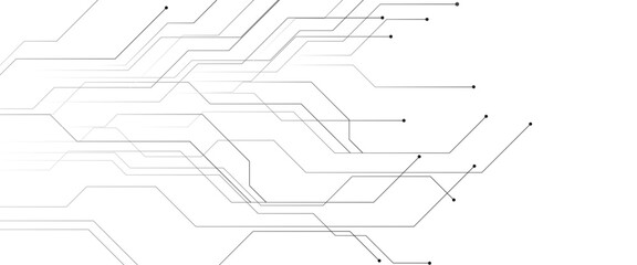 Vector digital lines graphic abstract technology background circuit board