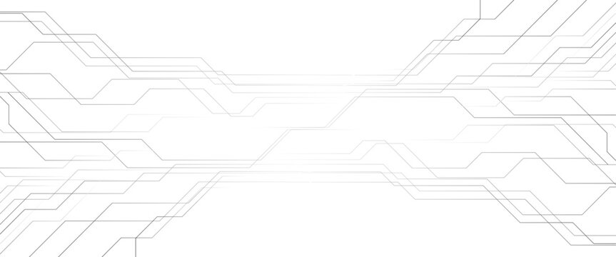 Vector digital lines graphic abstract technology background circuit board