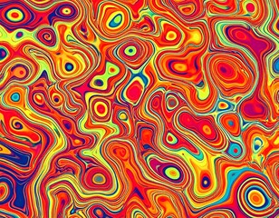 crunchy abstract background, psychedelic illustration
