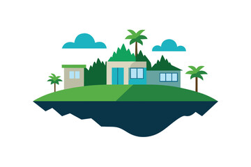 Biophilic Design Homes On Natural Island Piece