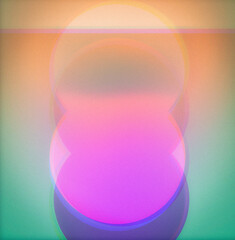 Calm Sun near the water, luminescent abstract color background, concept design with abstract art.. clashing. Abstract art for book, cover and print