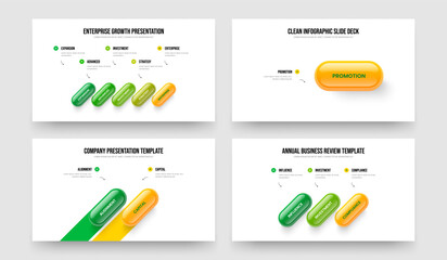 Advertising Analysis Five One Two Three Option Diagram Slideshow Layout Vector Illustration Collection. Creative Solution 5 1 2 3 Element Infographic Frame Template Bundle.