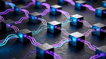 Complex interconnected network - Powered by Adobe