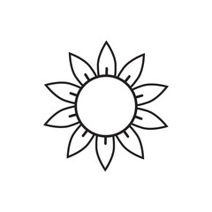 logo design flowers vector