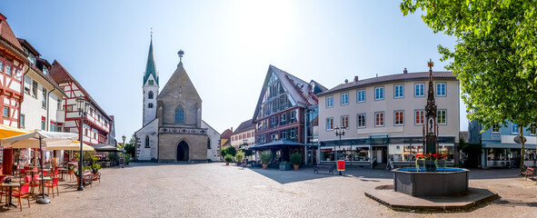 Altstadt, Bad Saulgau, Deutschland 