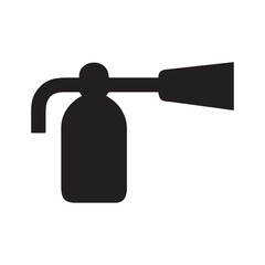 Fire Extinguisher Icon Safety Equipment Silhouette Graphic