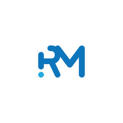RM letter logo design, Initial RM Logo, letter RM logo, RM, MR, R, M abstract letters logo monogram, RM initial
