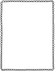 Doodle border. Whimsical frame. Spring frame. Summer borders. Hand drawn borders clipart. png. Educational borders and frames. Teacher school border design. 