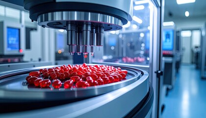 Automated pharmaceutical production line