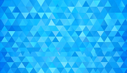 Abstract Blue Triangle Pattern Background