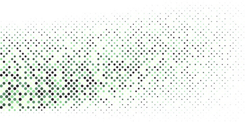 Dots halftone yellow green color pattern gradient texture background.
