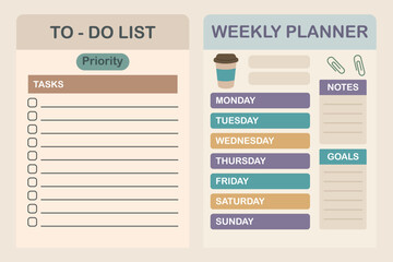 Weekly Planner and To-Do List