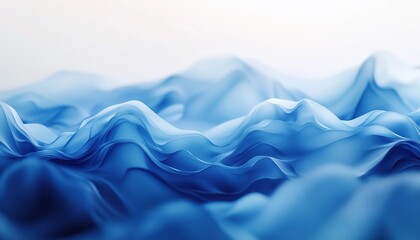 Obraz premium Energetic Blue Gradient Blur With Motion - A Dynamic And Vibrant Image Featuring A Gradient Blur Effect In Shades Of Blue.