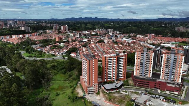 Video a&eacute;reo realizado en el sector de San Antonio de Pereira en Rionegro, Antioquia,