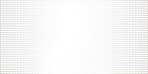 Dotted gradient halftone background. Horizontal seamless dots pattern in pop art style. Abstract modern stylish texture. Vector illustration.