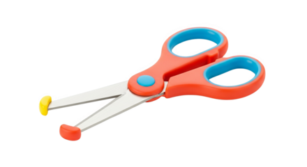 Colorful Kids Scissors Safe Fun Design