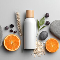 Natural beauty product display