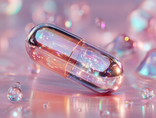 Abstract starlight and pink and purple medicine, powerpoint, website, marketing