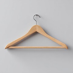 Light-colored wooden hanger