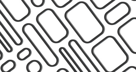 Multicolor abstract background banner of triangles , all the colors of the rainbow - Divider 3d