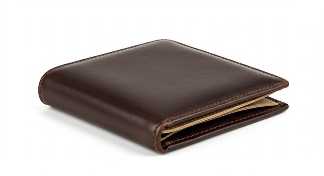 上質な革製財布 落ち着いた茶色 上品な光沢 (Jou shitsu na kawa sei saifu ochitsuita chairo jouhin na kouhaku) Translation: High-quality leather wallet, calm brown, elegant luster. AI Generated