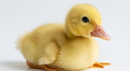 黄色い雛鳥、柔らかな光に包まれふわふわ可愛い. AI Generated