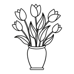 yellow tulips in vase