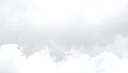 Fototapeta premium Blue sky filled with fluffy white clouds on a bright and clear day