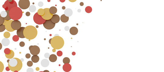 Confetti, paper triangle on the floor, fancy, colorful, celebration party