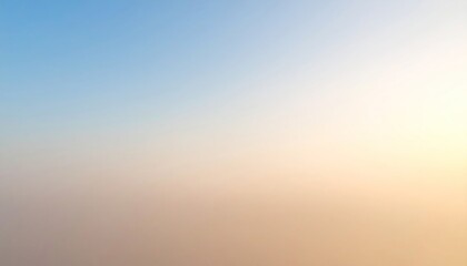 Hazy Minimalist Background Featuring Gradient Colors With Soft Blue And Tan Blur