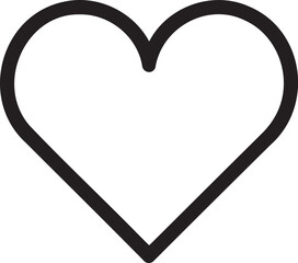 Heart Wishlist icon vector illustration isolated On Transparent Background