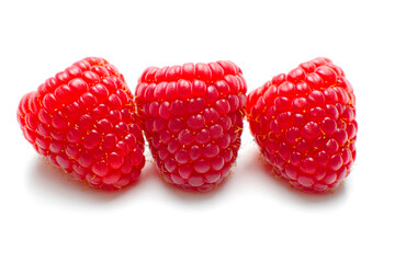 Raspberry  isolated on white background