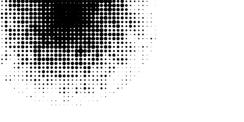 Halftone gradient. Dotted gradient, smooth dots spraying and halftones dot background seamless horizontal geometric pattern vector template set. modern vector ilustration
