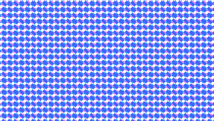 Bright Blue Geometric Diamond Pattern Background