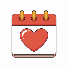 Reminder Calendar with Notification Bell Icon Flat Style Vector for Alerts and Scheduling