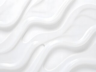 Obraz premium Abstract White Wave Background Texture Design