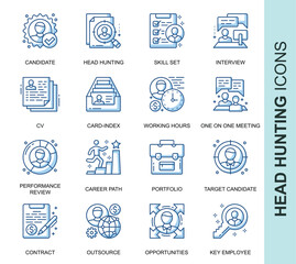 Head hunting icons