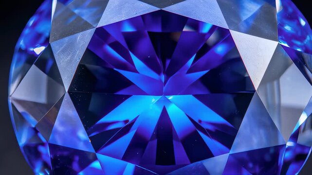 Purity of cut, richness of color and radiance, luxurious precious sapphire