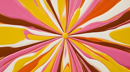 Abstract Swirl Paint Texture Background Bright Colors