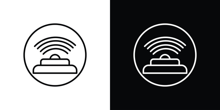 Infrared icon website stock illustration. stroke symbols