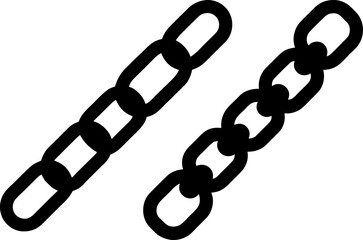 Chain link vector art, chain link art, chains vector art design, Vector of modern chains art, chains isolated