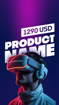 Vertical Product Discount Promo Animation Template