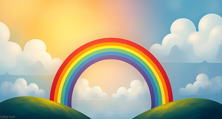 rainbow in the sky