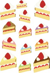 カラフルケーキ