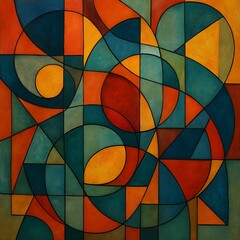 Obraz premium abstract geometric background